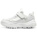 Skechers Girls Slip Resistant Cushioning Abrasion Resistant Kids Lifestyle Shoes White Silver Teenagers Белый, 28.5