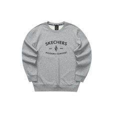 Skechers Sweatshirt Unisex Medium Heather Gray Medium Heather Gray 004F, S