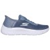 Skechers Anti-Slip Wear-Resistant Low-Top Running Shoes Women's Blue Синий, 38