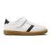 Skechers Durable Breathable Low-Top Kids' Skateboarding Shoes White Black Teenagers Черно-белый, 28.5