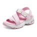 Skechers Slip Resistant Shock Absorbers With Abrasion Resistant Properties Children's Sandals Pink Kids' 32