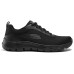 Skechers Flex Advantage 4.0 Wear-resistant And Lightweight Low-Top Casual Shoes Men's Black Черный, 42