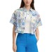 FILA x PENGPIDUZHONGXIN SS24 Shirt Women's All Over Print Повсюду Печать, 2XL