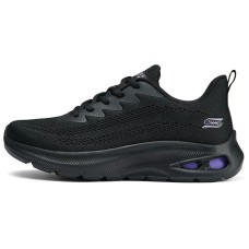 Skechers Cushioning Moisture-Wicking Low-Top Casual Shoes Women's Black Черный, 35
