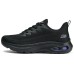 Skechers Cushioning Moisture-Wicking Low-Top Casual Shoes Women's Black Черный, 35