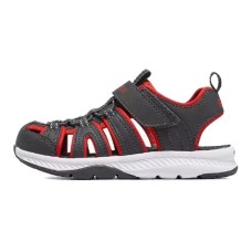 Skechers Girls Anti-Slip And Wear-Resistant Breathable Children's Sandals Gray Red Kids' серый красный, 30