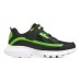 Skechers Wear-Resistant Breathable Slip-Resistant Casual Shoes Black/Lemon Teenagers 32