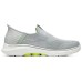 Skechers Slip Ins Anti-Slip Wear-Resistant Low-Top Casual Shoes Men's Gray Серый, 39.5