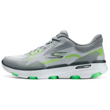 Skechers Cushioning Wear-Resistant Low-Top Running Shoes Men's Gray Green Gray Green, 42.5