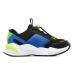 Skechers Cushioning Wear Resistant Low Top Kids Platform Sneakers Black White Blue Kids' Черный, 32