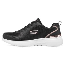 Skechers Roseate Anti-Slip Wear-Resistant Low-Top Sports Casual Shoes Women's Black White 35