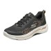 Skechers GO WALK Series Slip-On Shoes Women's Low-Top Black/Gold 36