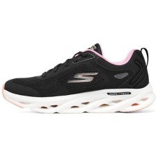 Skechers Go Run Swirl Tech 'Black White Pink' Women's 38