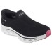 Skechers Slip Ins Slip Resistant Breathable Low Top Casual Shoes Women's Black Черный, 35