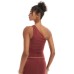 Bershka one shoulder cut out top co-ord in terracotta Коричневый, S - US 4