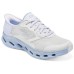 Skechers WOMEN'S GO WALK Anti-Slip Wear-Resistant Low-Top Casual Shoes Women's White White/Lavender/WLV, 37