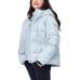 Skechers Comfort Sports Series Down Jacket Women's Pearl Blue жемчужно-голубой, 2XL