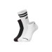 Skechers Knee-High Socks Unisex 3 Pack 3 Pack (Bright White/Carbon Black/Bright White/036X), M