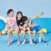 Skechers Wear-Resistant Breathable Slip-Resistant Children's Sandals Rose Gold Teenagers 27.5