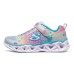 Skechers Heart Lights Cushioning Slip Resistant And Abrasion Resistant Kids Lifestyle Shoes Multicolor Teenagers 33.5