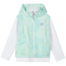 Skechers Grade School Tops 黄绿网格幻影, 165