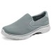 Skechers MEN'S GO WALK Anti-Slip Wear-Resistant Low-Top Casual Shoes Men's Gray Серый, 44