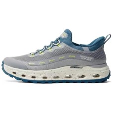 Skechers OUTDOOR Anti-Slip Wear-Resistant Low-Top Casual Shoes Women's Gray Blue Gray Blue, 38
