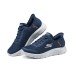 Skechers Go Walk Fle Cushioning Wear-Resistant Low-Top Running Shoes Men's Blue Синий, 39.5