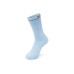 Skechers Mid-Calf Socks Unisex 2 Pack 2 Pack (Cashmere Blue/Wind Orchid Purple/03XJ), S