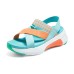Skechers Block Beach Sandals Women's Blue Orange 37