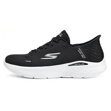 Skechers Slip Ins Anti-Slip Wear-Resistant Low-Top Slip-Ins Technology Running Shoes Men's Black White Черно-белый, 41