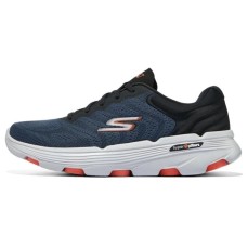Skechers Durable Breathable Low-Top Running Shoes Men's Blue Black Blue Black, 41