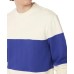 Men's Relaxed Fit Long Sleeve Rugby Stripe Crewneck Sweater дафна, L