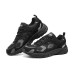 Skechers Go Walk Fle Breathable Lightweight Rebound Low-Top Casual Shoes Men's Black Черный, 40