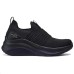 Skechers Cushioned Slip-Resistant Lightweight Low-Top Casual Shoes Women's Black Черный, 39