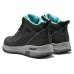 Skechers Cushioning Waterproof Mid Top Outdoor Shoes Women's Black Blue Черный, 35.5
