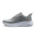 Skechers Cushioned Slip-Resistant Low-Top Casual Running Shoes Men's Gray Orange Gray Orange, 41