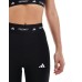 adidas Training Tech Fit 7/8 sculpt leggings in black Черный, M