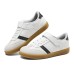Skechers Durable Breathable Low-Top Kids' Skateboarding Shoes White Black Teenagers Черно-белый, 28.5