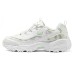 Skechers Anti-Slip And Wear-Resistant Height Increasing Low-Top Chunky Sneakers Women's Green White Green yellow, 36