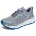 Skechers WOMEN'S GO Series Cushioning Breathable Low-Top Running Shoes Women's Gray Blue Gray Blue, 36