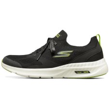 Skechers Go Run Hyper Burst Running Shoes Men Low-Top Black/White/Lemon 46