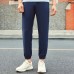 Skechers Knitted Sweatpants Men's Marine Collegiate Blue Academy Navy/02MZ, 2XL