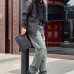 Slazenger PVC Storage Bag Briefcase Clutch Regular Unisex Black Черный, Box Not Included