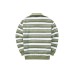 Skechers Colorful Sweatshirt Unisex Oil Green White Mixed Color Stripes Oil Green-White Mixed Color Stripes/0433, 2XL