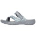 Skechers Slip-Resistant Abrasion-Resistant Slide Slippers Women's Gray Серый, 36