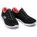 Skechers Summits Cushioned Anti-Slip Wear-Resistant Breathable Lightweight Low-Top Casual Shoes Women's Black Pink 39.5