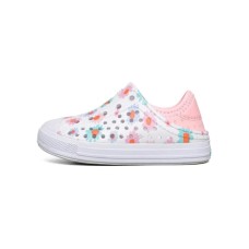 Skechers HELLO DAISY Anti-Slip Wear-Resistant Low-Top Toddler Fabric Shoes White Pink Infant And Toddler Белый Розовый, 23