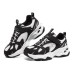 Skechers Cushioning Wear-Resistant Kids Platform Sneakers Black White Kids' Черно-белый, 30