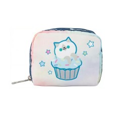 Skechers LeSportsac LeBao Shi Collaboration Fabric Clutch Coin Purse Small Size Women's Multicolor Разноцветный, Small Size